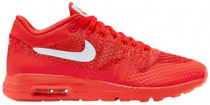Nike Air Max 1 Ultra FlyknitFemmes chaussures rouge/blanc KKV105