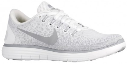 Nike Free RN Distance Femmes chaussures blanc/gris MET042