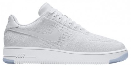 Nike Air Force 1 Ultra Flyknit Low Hommes chaussures de sport blanc/blanc YSR079