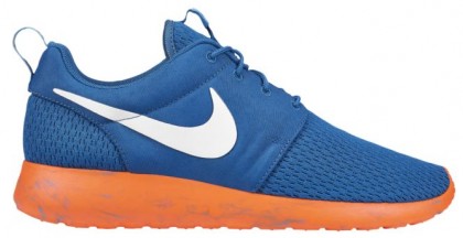 Nike Roshe One Hommes chaussures de sport bleu/Orange XFB450