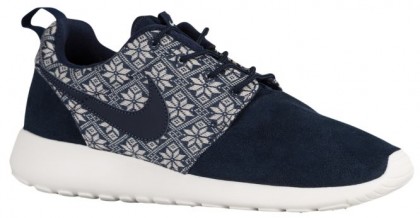 Nike Roshe One Winter Hommes chaussures de course bleu marin/blanc GBH462