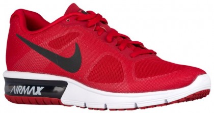 Nike Air Max Sequent Hommes sneakers rouge/blanc QLS453