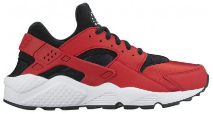 Nike Air Huarache Femmes chaussures de course rouge/noir QLI390