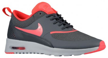 Nike Air Max Thea Femmes chaussures de course gris/rouge CBJ634