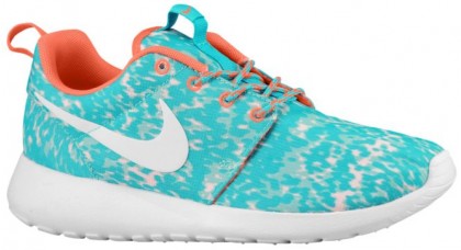 Nike Roshe One Femmes baskets vert clair/Orange EWL482