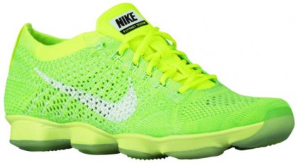 Nike Flyknit Zoom Agility Femmes sneakers vert clair/vert clair MOW443
