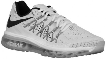 Nike Air Max 2015 Hommes chaussures blanc/noir KMU887
