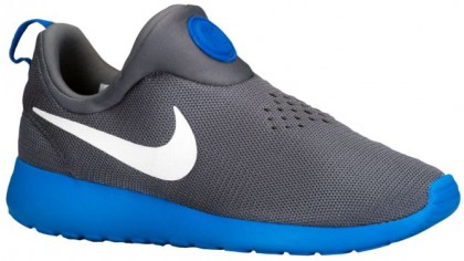 Nike Roshe One Slip On Hommes chaussures de course gris/bleu clair UAS342