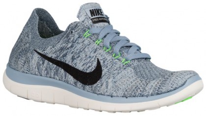 Nike Free 4.0 Flyknit Femmes chaussures de sport gris/noir CDL146