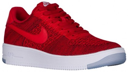 Nike Air Force 1 Ultra Flyknit Low Hommes chaussures rouge/blanc YCB573
