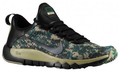Nike Free Trainer 5.0 Camo Hommes baskets vert foncé/bronzage BML184