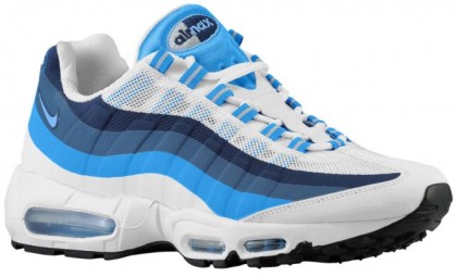 Nike Air Max 95 No Sew Hommes sneakers blanc/bleu clair ZCY406