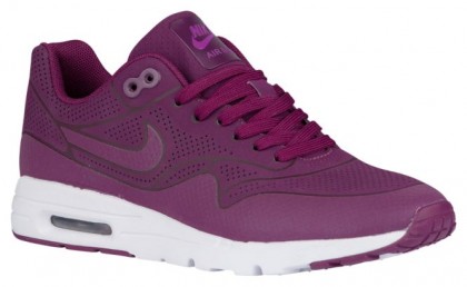Nike Air Max 1 Ultra Moire Femmes chaussures violet/blanc XIS415