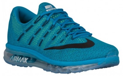 Nike Air Max 2016 Hommes chaussures de sport bleu clair/noir MUT589