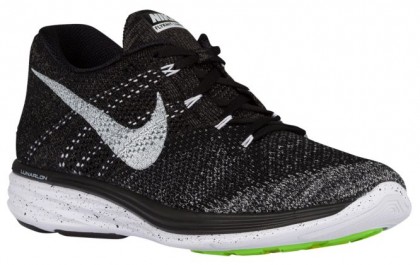 Nike Flyknit Lunar 3 Hommes chaussures noir/gris YOA541