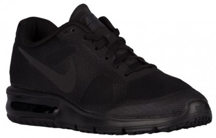 Nike Air Max Sequent Femmes chaussures de course Tout noir/noir ATF476