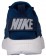 Nike Air Huarache Run Ultra Femmes chaussures bleu marin/blanc HPA751