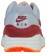 Nike Air Max 1 Ultra Essentials Femmes chaussures de sport gris/rouge SRY502