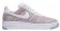 Nike Air Force 1 Low Flyknit Femmes chaussures de sport blanc/rose FSR529