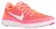 Nike Free RN Distance Femmes chaussures de course Orange/rose PGH264