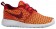 Nike Roshe One Flyknit Femmes chaussures de sport Orange/blanc HCZ568