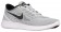 Nike Free RN Hommes chaussures de course blanc/gris ALW960