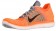 Nike Free RN Flyknit Hommes chaussures de course Orange/noir OVN975