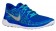 Nike Free 5.0 2015 Print Hommes chaussures bleu/bleu clair HKU632