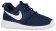 Nike Roshe One Femmes chaussures de course bleu marin/blanc TQL816