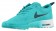 Nike Air Max Thea Femmes chaussures de sport vert clair/bleu marin RJC356