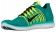 Nike Free RN Flyknit Hommes sneakers vert clair/noir KKY915