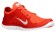 Nike Free 4.0 Flyknit Hommes chaussures de course rouge/Orange BCE447