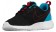 Nike Roshe One N7 Hommes chaussures de course noir/bleu clair YII248