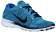 Nike Free TR 5 Flyknit Femmes chaussures de course bleu clair/noir DDE675