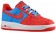 Nike Air Force 1 Low Leather Hommes baskets rouge/bleu clair OCY314
