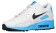 Nike Air Max 90 Premium Comfort EM Hommes sneakers blanc/bleu clair DMF833