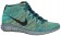 Nike Free Flyknit Chukka Hommes chaussures vert clair/bleu marin WUH298