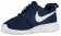 Nike Roshe One Femmes chaussures de course bleu marin/blanc TQL816
