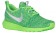 Nike Roshe One NM Flyknit Femmes baskets vert clair/blanc RXL841