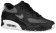 Nike Air Max 90 Femmes chaussures de sport noir/argenté IET810