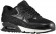 Nike Air Max 90 Patent Leather Hommes chaussures noir/blanc IYQ750