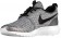 Nike Roshe One Flyknit Hommes baskets gris/noir OUC790