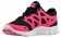 Nike Free Run + 2 Femmes chaussures noir/rose BAD091