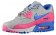 Nike Air Max 90 Femmes sneakers gris/rose UOC179