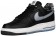 Nike Air Force 1 Low Hommes chaussures noir/argenté AGL756