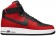 Nike Air Force 1 High 07 Leather Hommes chaussures de sport noir/rouge VNS233