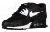 Nike Air Max 90 Femmes sneakers noir/blanc KER543