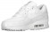 Nike Air Max 90 Femmes baskets Tout blanc/blanc GQO567