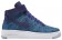 Nike Air Force 1 Hi Flyknit Femmes chaussures de sport bleu/violet OOJ721