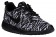 Nike Roshe One Print Femmes chaussures de course noir/blanc EED323